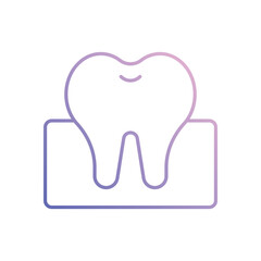 Teeth vector icon