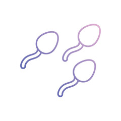 Sperm  vector icon