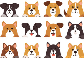 Obraz premium set of funny animals