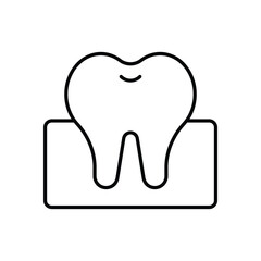 Teeth vector icon