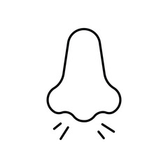 Nose vector icon