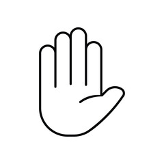 Hand vector icon