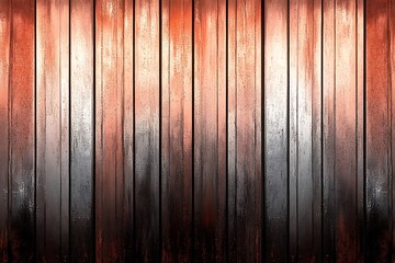 Obraz premium Textured weathered wooden planks with a gradient color transition