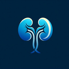 Kidney icon vector. Human kidney vector icon. Human kidneys anatomy on white background.generative ai
