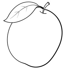 Minimalistic illustration of a green leaf on a white background, symbolizing nature and sustainability