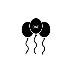 Fototapeta premium Ballons glyph icon