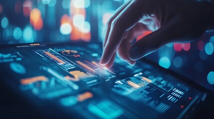 Fintech Investment Financial Internet Technology Concept fintech