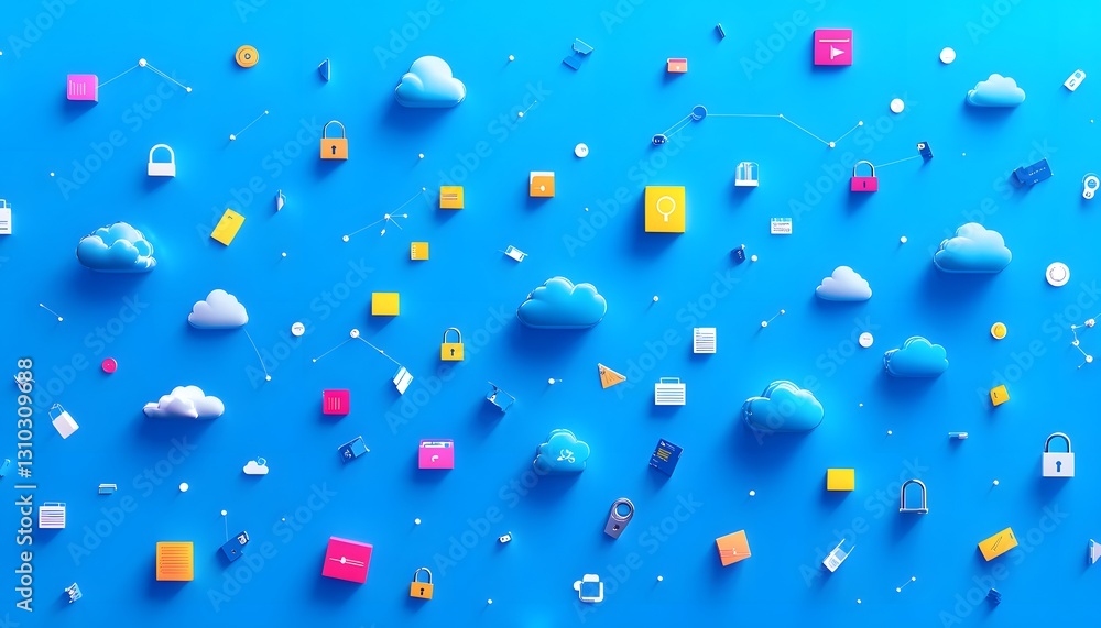 Poster cloud computing network data security system