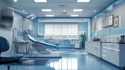 Modern Dental Clinic Interior Design, Sterile, Bright, and Efficient