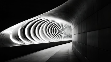 Linien in Kreisbahnen, abstrakter Hintergrund