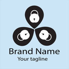 Best Abstract Latest Favorite Interesting Advanced logo design For business company. vector file. Color editable.