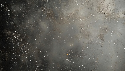 Cosmic Concrete: Gradient Textured Surface with Scattered Particles
