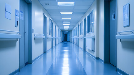 corridor conditions in medical rooms or hospitals