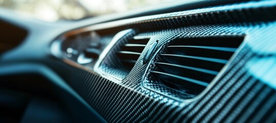 Carbon Fiber Car Air Vents Interior
