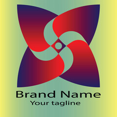 Best Abstract Latest Favorite Interesting Unity logo design For business company. vector file. Color editable.