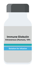 Immunoglobulin injection medical vial for monoclonal antibody therapy. Intravenous immunoglobulin (IVIG) is a pooled antibody and a biologic agent used to manage a variety of immunodeficiency states.