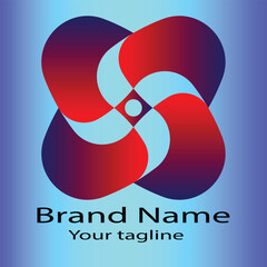 Best Abstract Latest Favorite Interesting Unity logo design For business company. vector file. Color editable.