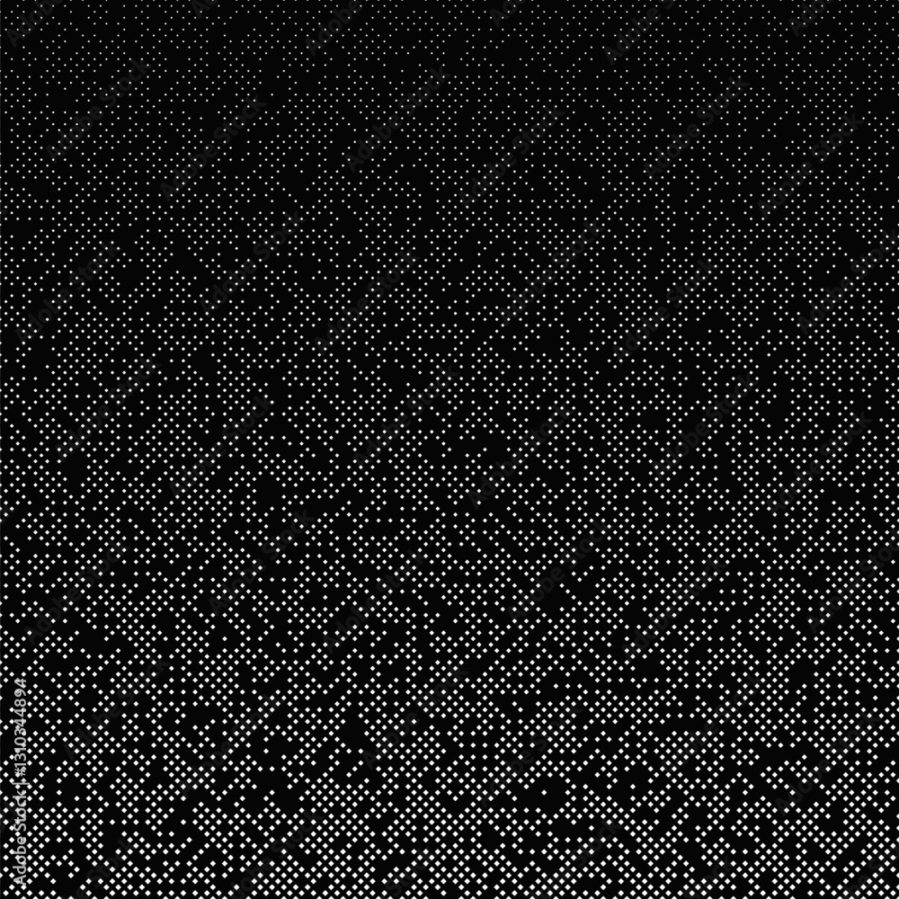 Poster geometrical repeating square pattern background - black and white abstract vector design from square