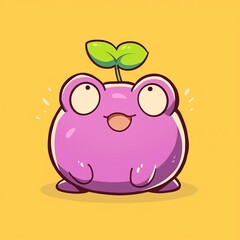 Cute Frog Character Illustration