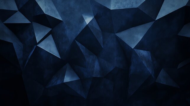 Digital Dark Blue Background with Futuristic Technology and Data Network Design