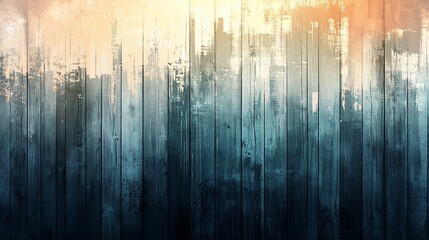 Abstract urban cityscape at sunset, textured background.