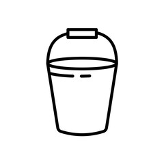 Obraz premium Bucket - simple vector icon
