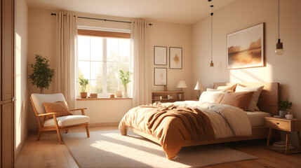 Cozy Bed & Sunlight