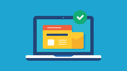 Laptop Screen with Checkout Page A laptop display showing a checkout page with a BNPL option selected symbolizing the ease of making purchases with deferred payments.