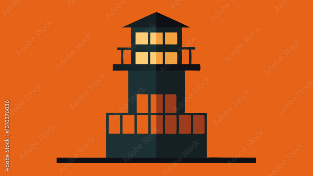 Poster stacked effects a graphic showing prison cells stacked on top of each other ing a ‘tower of inmates 