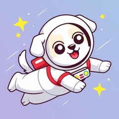 Cute Dog Astronaut in Space (36)