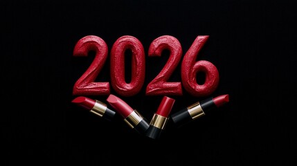 The image showcases the number 2026 in a bold, red font, accompa