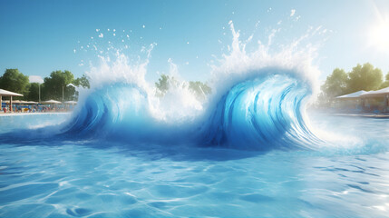 Fun in the Wave Pool