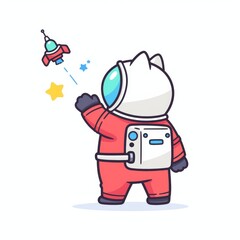 Cute Cat Astronaut in Space (36)