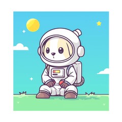 Cute Dog Astronaut in Space (39)