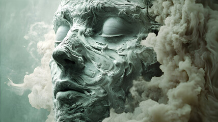 A representation of a person in the sky that is imaginary and uncovers hidden truths.