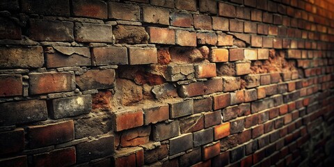 Distressed Cracked Brick Wall Texture Background for Corporate Branding and Design
