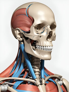 anatomia dl cuerpo humano en portrait
