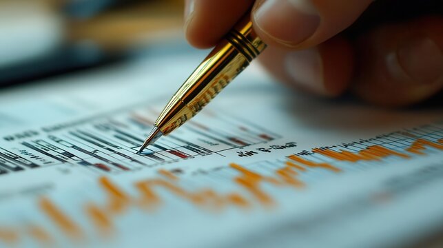A value investor calculating the margin of safety for an undervalued stock, Value Investing, Analytical and secure