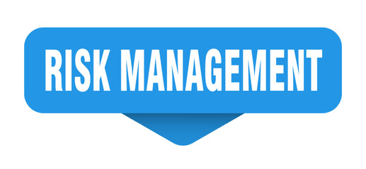 risk management sticker. risk management sign on transparent background
