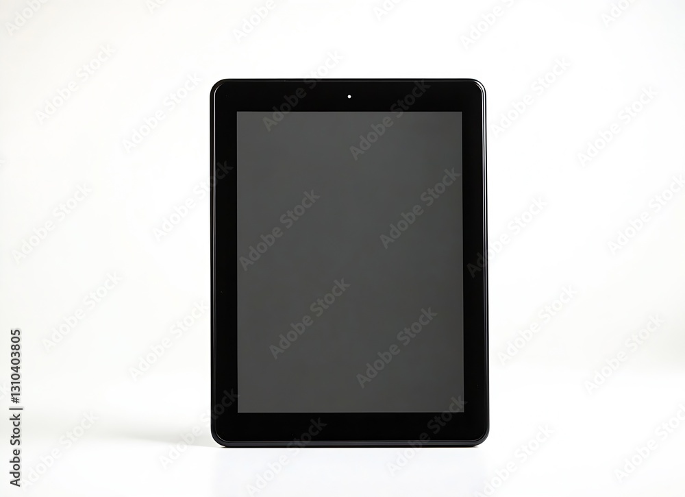 Poster Minimalist high resolution tablet design with blank screen perfect for showcasing apps or for marketing purposes : Generative AI