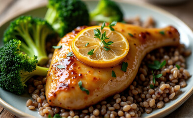 wild rice roast chicken