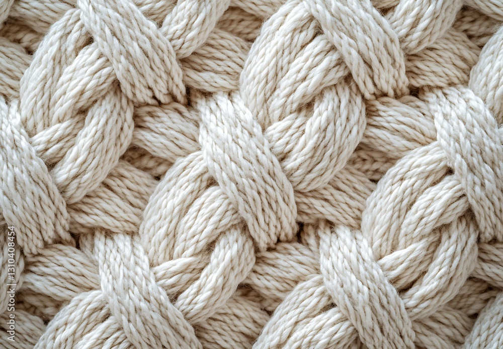 Aufkleber close up of beautifully braided natural rope pattern showing intricate craftsmanship and texture : g