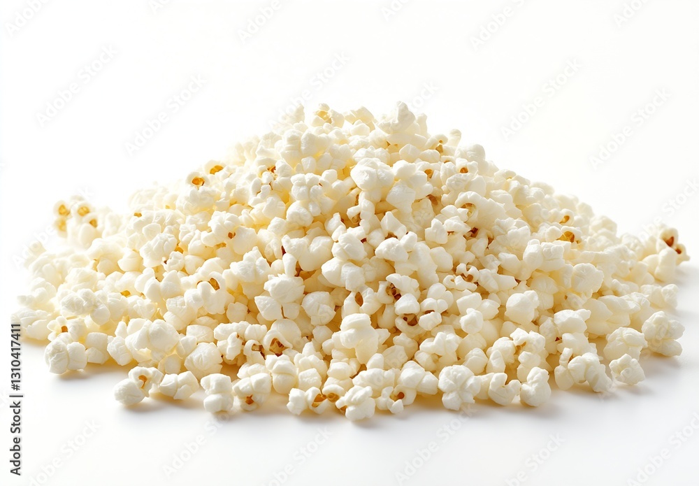 Poster heaping mound of freshly popped popcorn kernels ready for delicious consumption : generative ai
