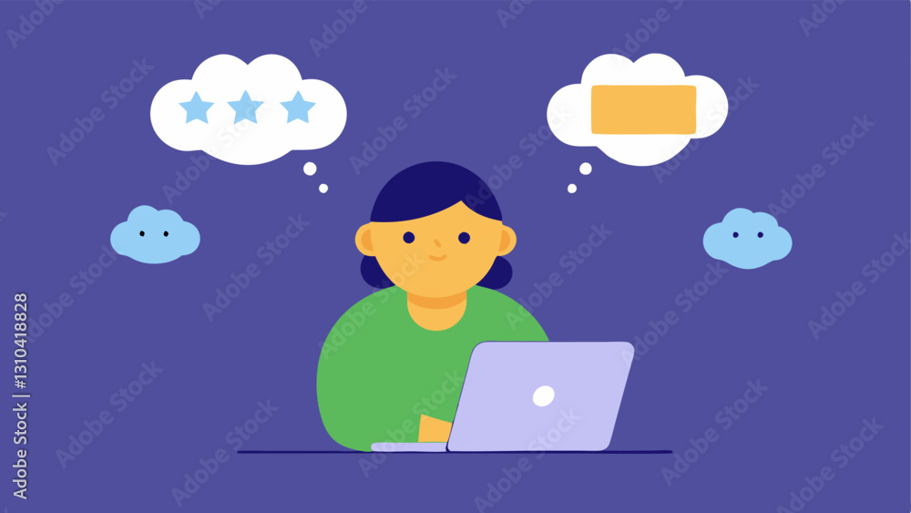 Poster the lonely reer a lone reer sitting at a laptop with a thought bubble filled with dollar bills while
