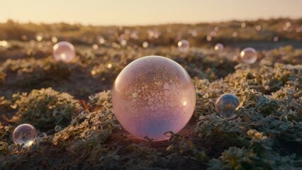 a dreamlike, vibrant, and highly detailed cinematic photograph of liposomal benefits, blending surrealism with photorealistic elements, featuring a warm, nostalgia-tinged color palette with subtle fil