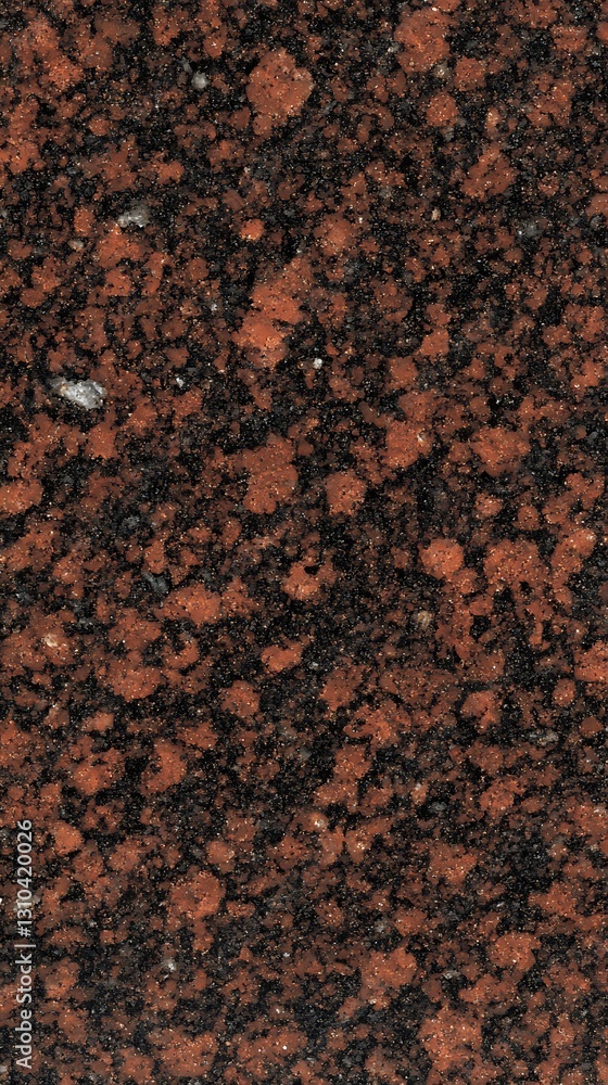 Poster rustic granite stone surface texture with speckled pattern closeup