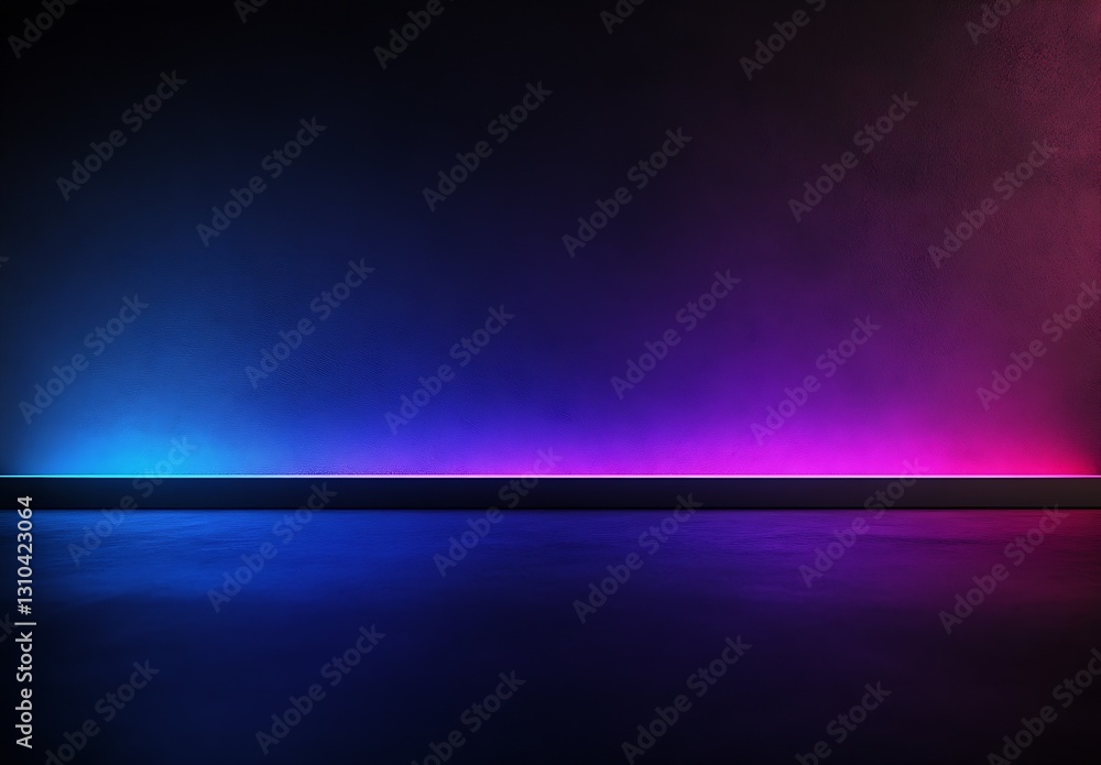 Poster sleek gradient wall with vibrant lighting creating a moody and modern background effect : generative