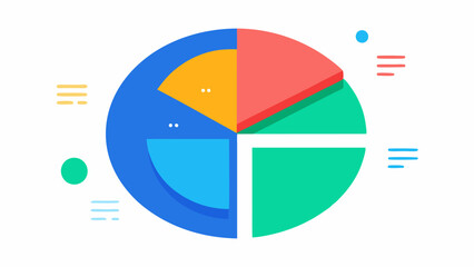 Investment Strategy Pie Chart A colorful pie chart representing different investment strategies with sections labeled by datadriven insights like Performance Analysis Market Trends