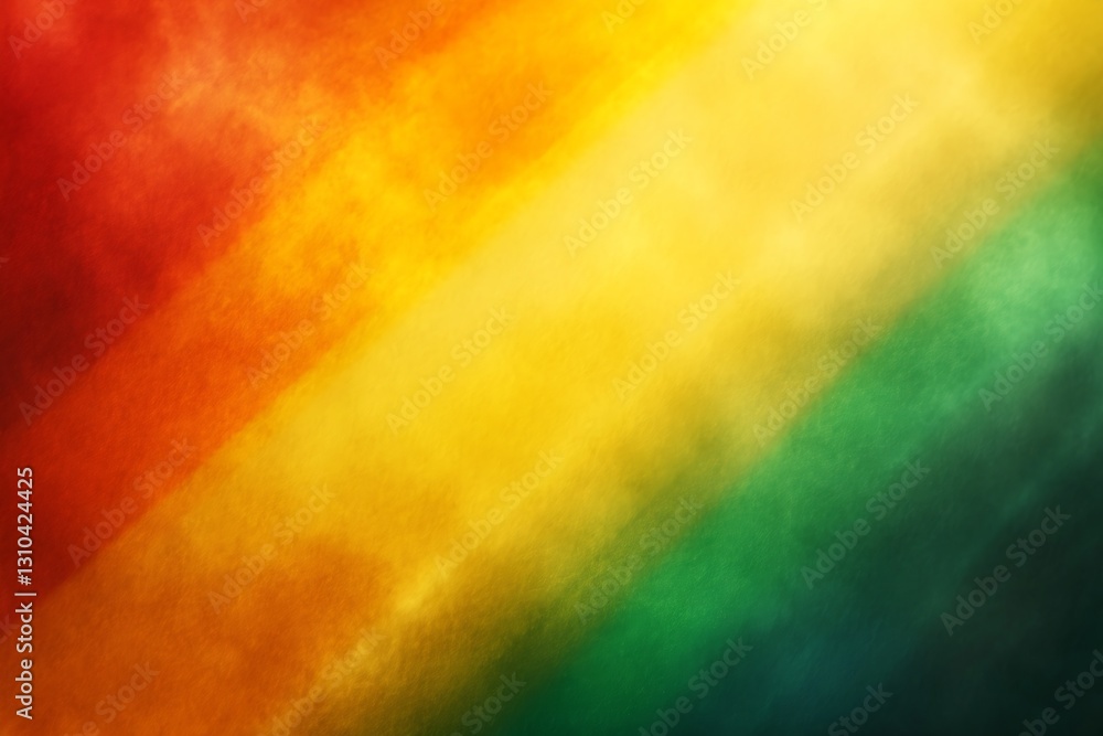 Poster bold and warm textured background featuring a gradient from red to green with a smooth finish : gene