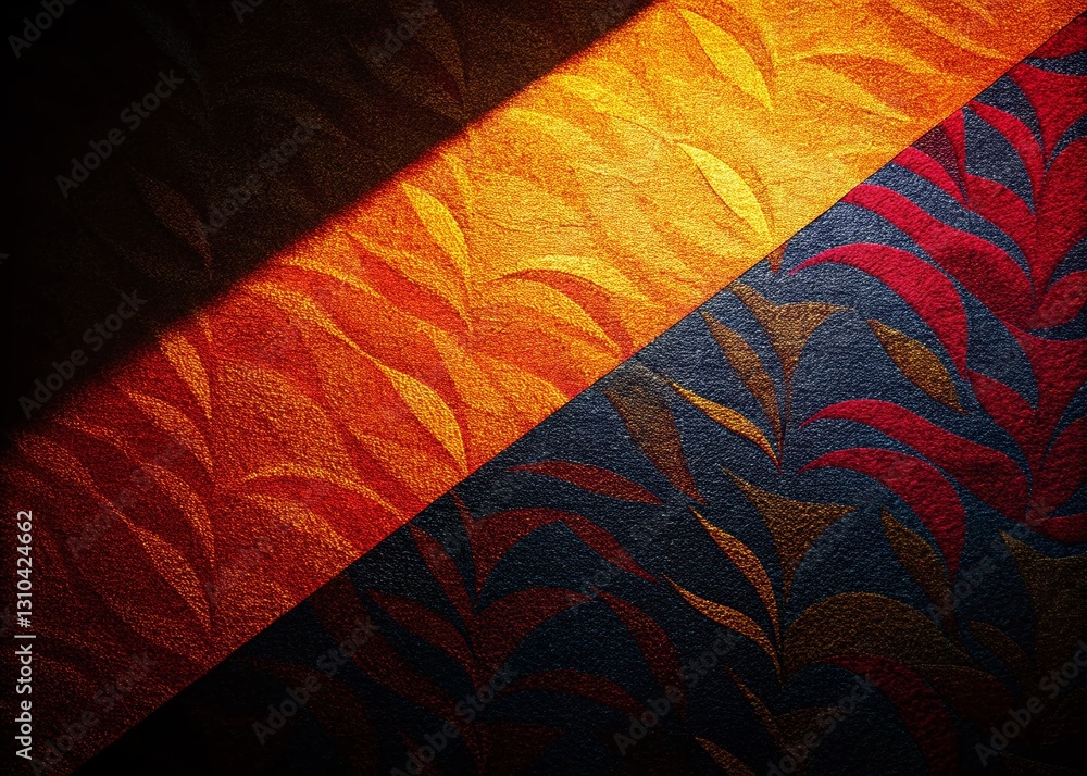 Poster dramatic shadow texture pattern background: dark abstract design with copy space